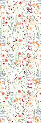 Blackout roller blind Colorful flowers