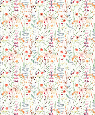 Blackout roller blind Colorful flowers
