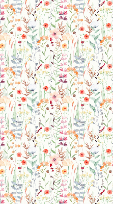 Blackout roller blind Colorful flowers
