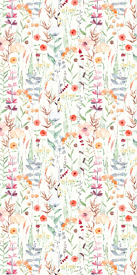Blackout roller blind Colorful flowers