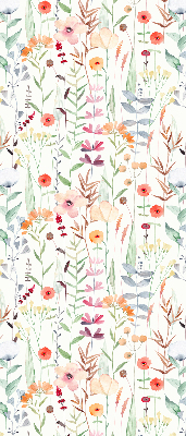 Blackout roller blind Colorful flowers
