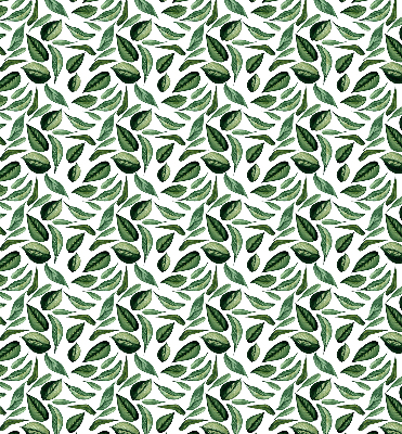 Fabric roller blind for window Leaves falling from trees