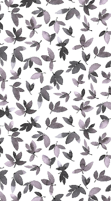 Blackout roller blind Dark pink leaves
