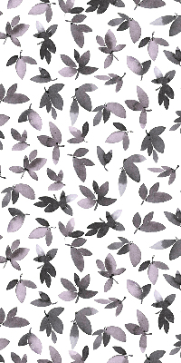 Blackout roller blind Dark pink leaves