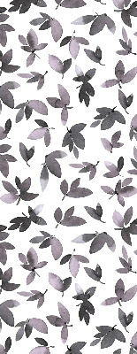 Blackout roller blind Dark pink leaves