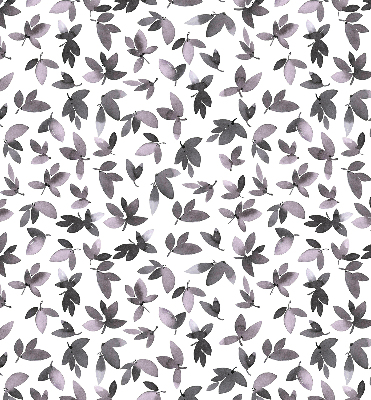 Blackout roller blind Dark pink leaves