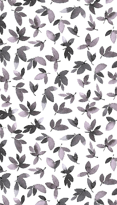 Blackout roller blind Dark pink leaves