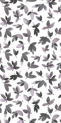 Blackout roller blind Dark pink leaves