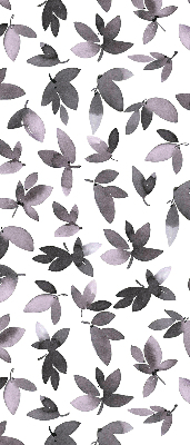 Blackout roller blind Dark pink leaves