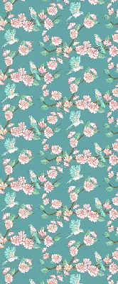 Blackout roller blind for window birds among the branches design