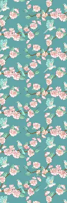 Blackout roller blind for window birds among the branches design