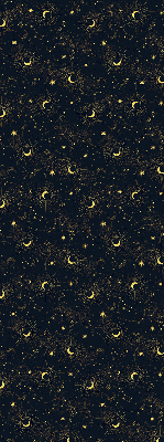 Blackout roller blind for window Moon and stars
