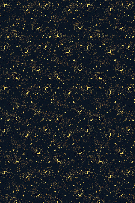 Blackout roller blind for window Moon and stars