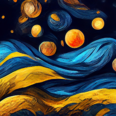 Fabric roller blind for window Planets