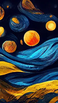 Fabric roller blind for window planets print