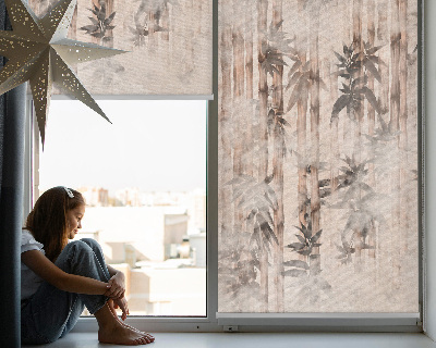 Blackout roller blind Leaves