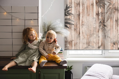 Blackout roller blind Leaves