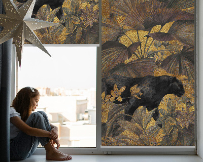 Fabric roller blind for window Puma