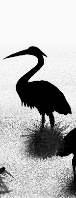 Blackout roller blind Herons