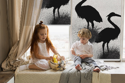 Blackout roller blind Herons