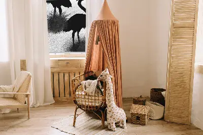 Blackout roller blind Herons print