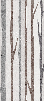 Blackout roller blind for window Tree trunks