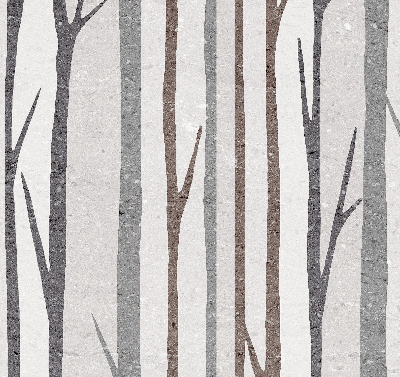 Blackout roller blind for window Tree trunks