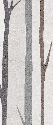 Blackout roller blind for window Tree trunks