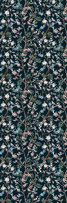 Blackout roller blind Flower vines