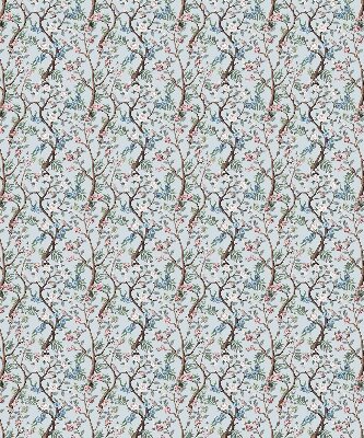 Blackout roller blind for window Flower vines on a light background