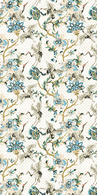 Blackout roller blind Flowers and birds