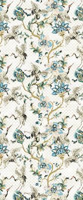 Blackout roller blind Flowers and birds