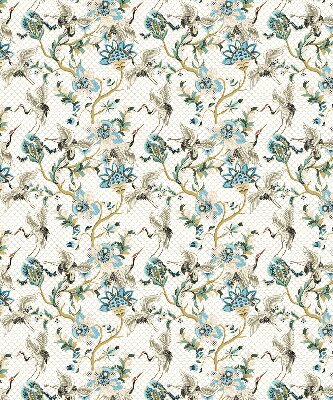 Blackout roller blind Flowers and birds
