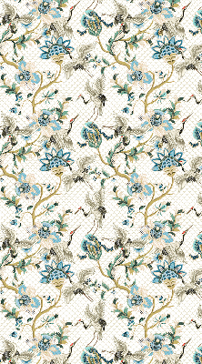 Blackout roller blind Flowers and birds