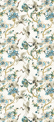 Blackout roller blind Flowers and birds