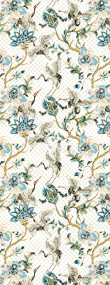 Blackout roller blind Flowers and birds