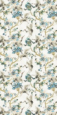 Blackout roller blind Flowers and birds