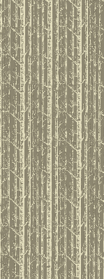 Fabric roller blind for window Tree trunks
