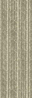 Fabric roller blind for window Tree trunks