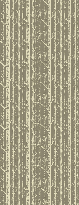 Fabric roller blind for window Tree trunks