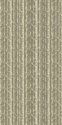 Fabric roller blind for window Tree trunks