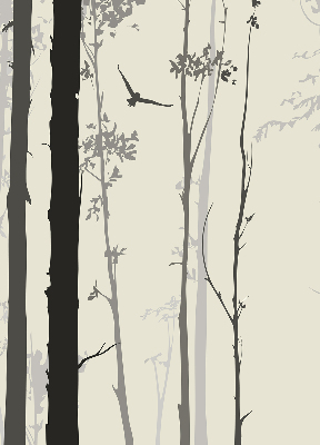 Blackout roller blind Trees