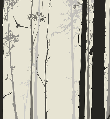 Blackout roller blind Trees