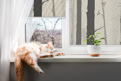 Blackout roller blind Trees