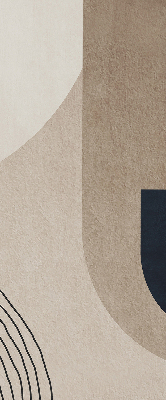 Blackout roller blind for window abstraction design
