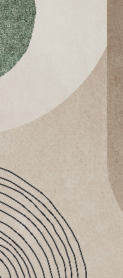 Blackout roller blind for window abstraction design