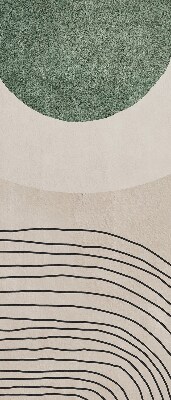 Blackout roller blind for window abstraction design