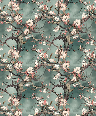 Blackout roller blind Flowers on the tree