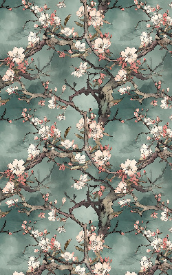 Blackout roller blind Flowers on the tree