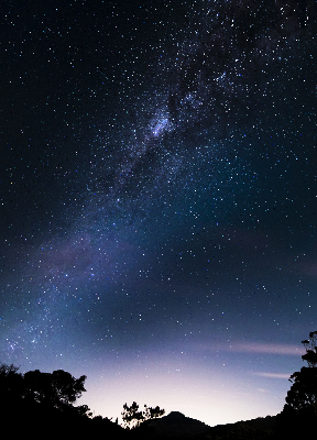 Blackout roller blind starry sky pattern